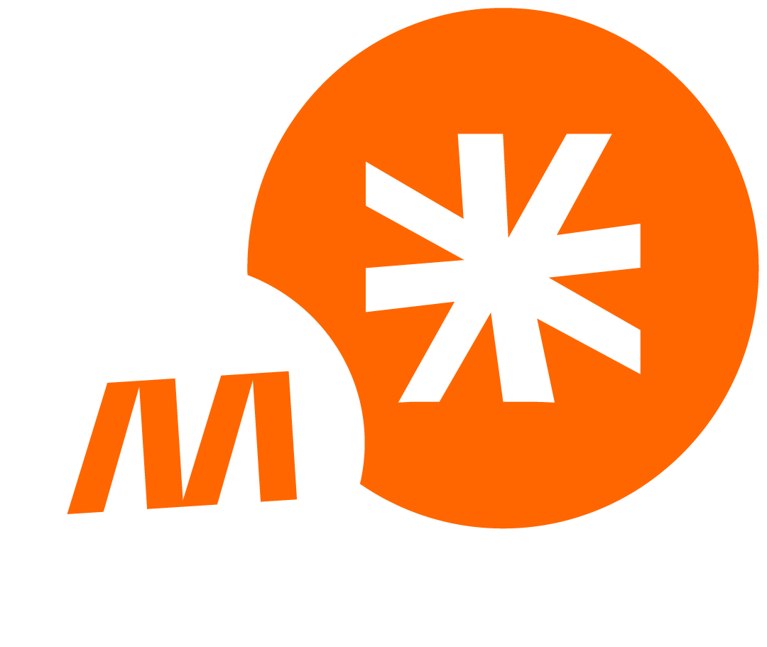 MINGLECONTROL Signet in Orange mit Sternsymbol