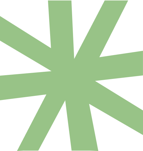 Grünes MINGLECONTROL Stern-Signet als Sticker